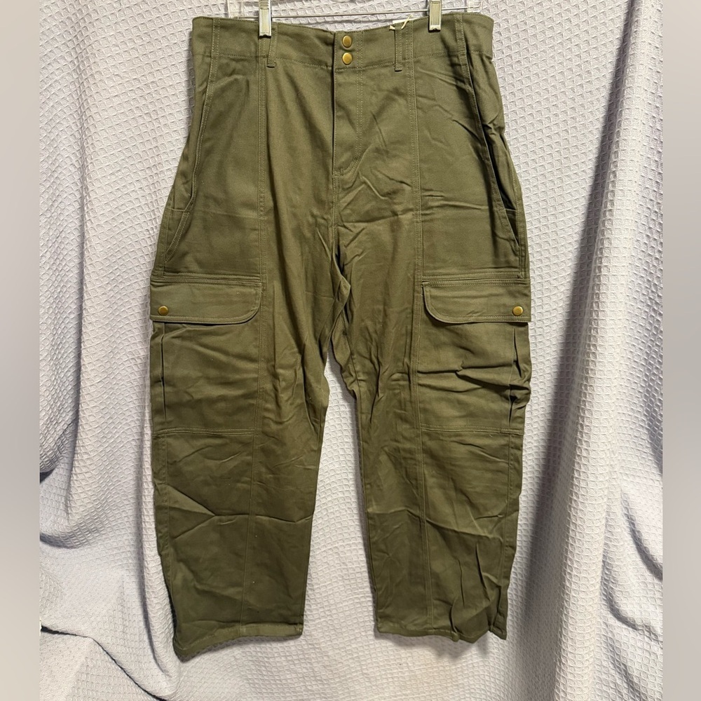 Y2K & Retro women Green Cargo Pants
